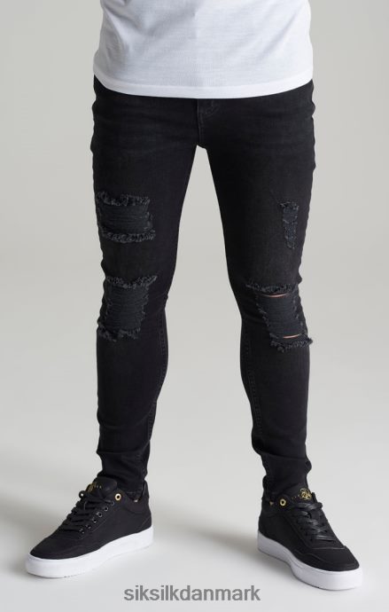 beklædning SikSilk distressed skinny denim jean drenge 862RF4310