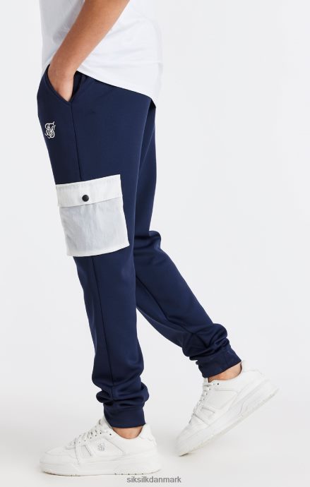 beklædning SikSilk marineblå cargobukser drenge 862RF4306