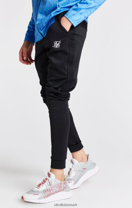 beklædning SikSilk sort skinny fit jogger drenge 862RF4302