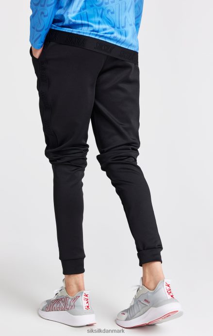 beklædning SikSilk sort skinny fit jogger drenge 862RF4302
