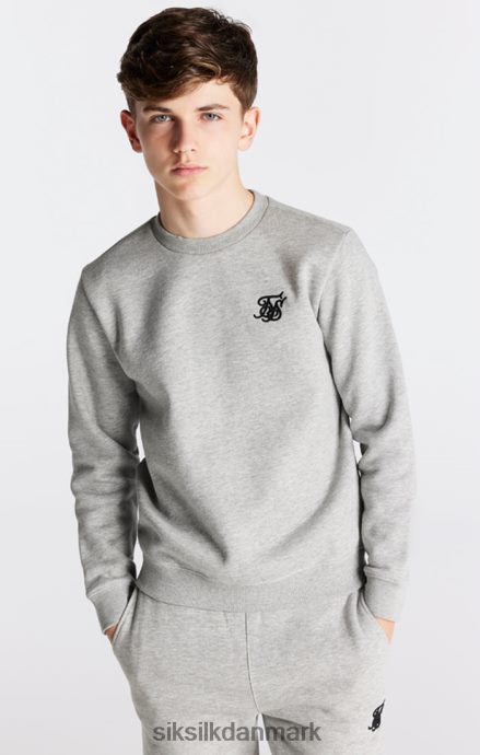 beklædning SikSilk grå marl essentials sweatshirt drenge 862RF4289