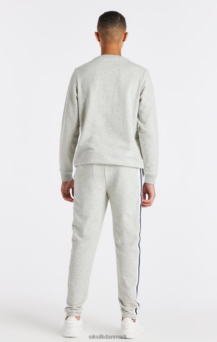 beklædning SikSilk grå marl varsity crew sweatshirt drenge 862RF4296