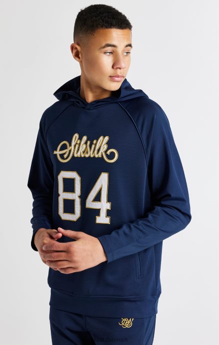 beklædning SikSilk marineblå retro hættetrøje drenge 862RF4294