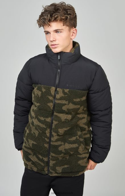 beklædning SikSilk camo borg pufferjakke drenge 862RF4297