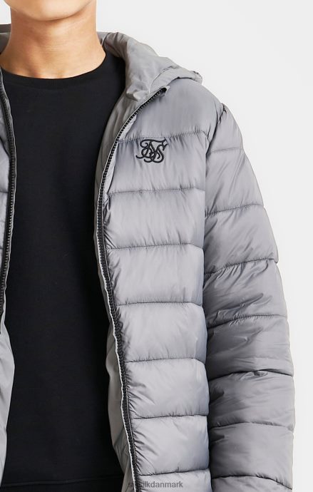 beklædning SikSilk grå vendbar boblejakke drenge 862RF4298