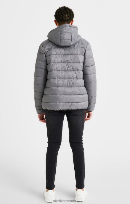 beklædning SikSilk grå vendbar boblejakke drenge 862RF4298