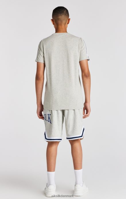 beklædning SikSilk Grå mergel varsity t-shirt drenge 862RF4283