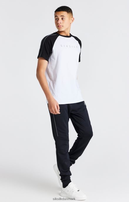 beklædning SikSilk hvid raglan t-shirt drenge 862RF4284