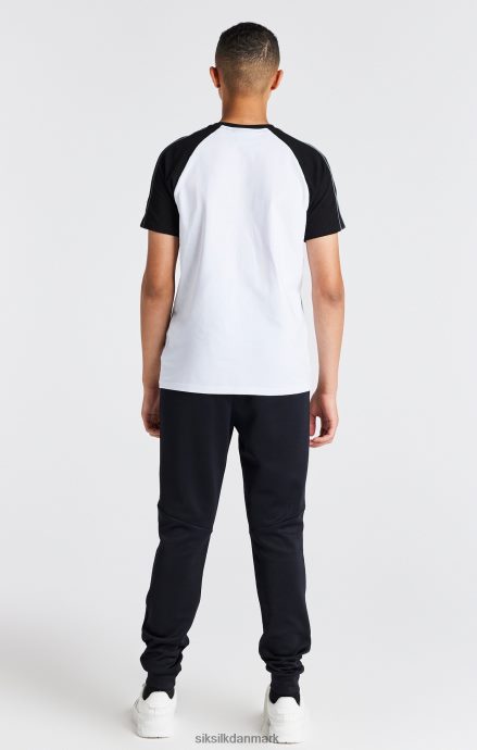 beklædning SikSilk hvid raglan t-shirt drenge 862RF4284