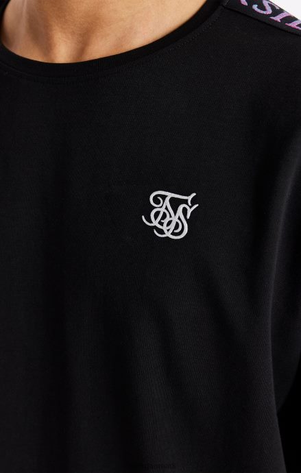 beklædning SikSilk sort tapet t-shirt drenge 862RF4285
