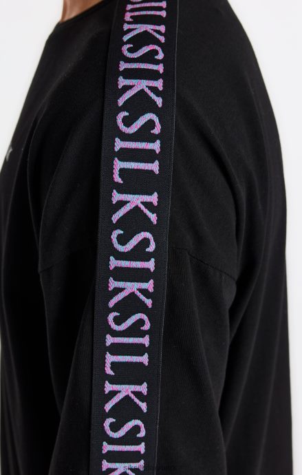beklædning SikSilk sort tapet t-shirt drenge 862RF4285