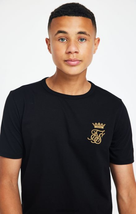 beklædning SikSilk x messi sort logo t-shirt drenge 862RF4279