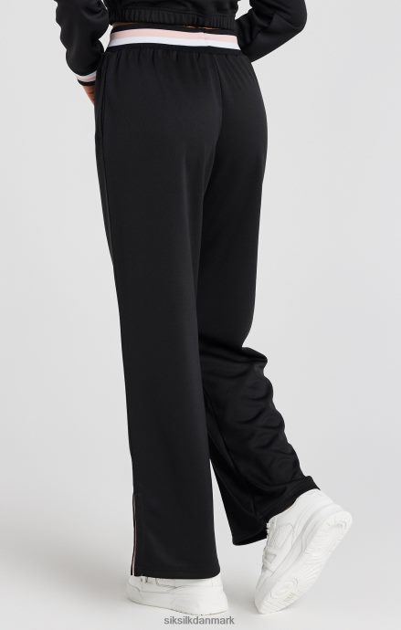 beklædning SikSilk sort varsity træningsbuks med brede ben Kvinder 862RF4158
