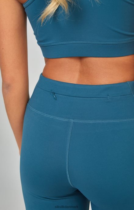 beklædning SikSilk blågrøn legging med sportsudstyr Kvinder 862RF4172