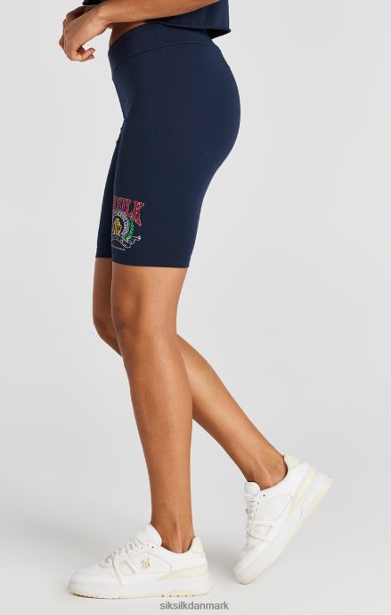 beklædning SikSilk marine varsity cyklus kort Kvinder 862RF4194