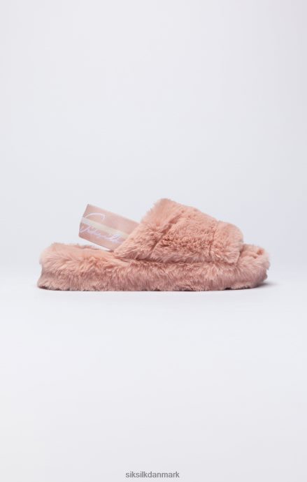 fodtøj SikSilk pink fluffy glidesko Kvinder 862RF4274