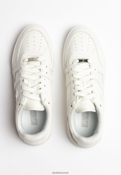 fodtøj SikSilk off white lav top bane træner Kvinder 862RF4268