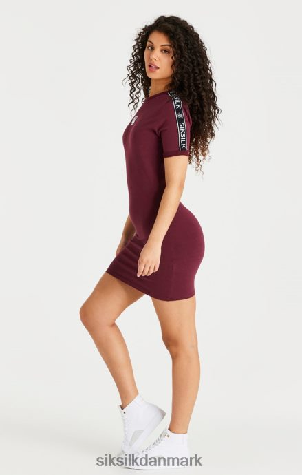 beklædning SikSilk bordeaux tape bodycon kjole Kvinder 862RF4141