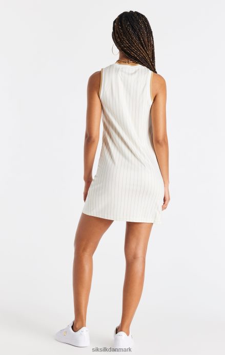 beklædning SikSilk luksus basketball kjole - ecru & guld Kvinder 862RF4150