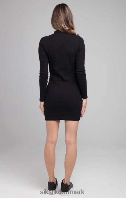 beklædning SikSilk velocity bodycon kjole - sort Kvinder 862RF4153