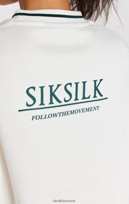 beklædning SikSilk ecru crop sweatshirt Kvinder 862RF478