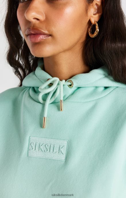 beklædning SikSilk mint deluxe oversize hættetrøje Kvinder 862RF4164