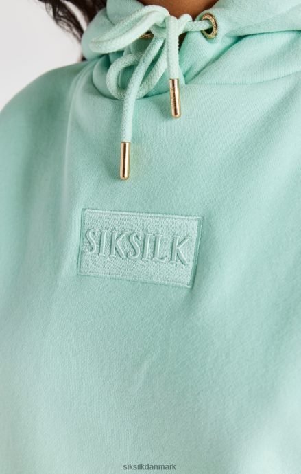beklædning SikSilk mint deluxe oversize hættetrøje Kvinder 862RF4164