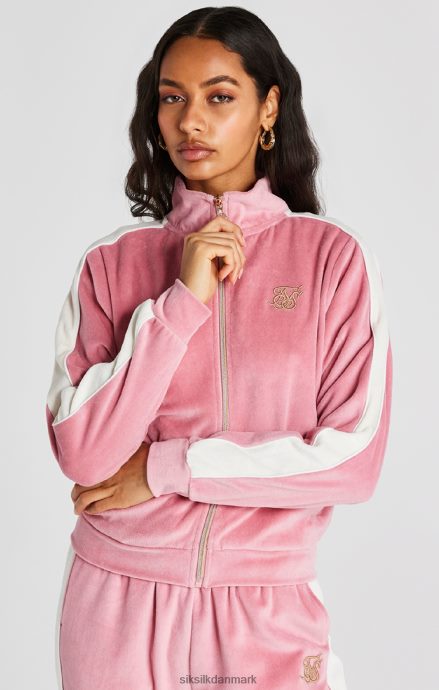 beklædning SikSilk pink velour track top Kvinder 862RF4111