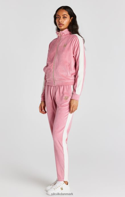 beklædning SikSilk pink velour track top Kvinder 862RF4111