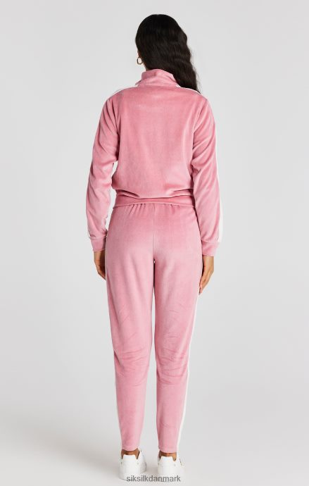 beklædning SikSilk pink velour track top Kvinder 862RF4111