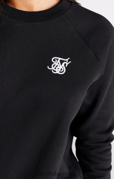 beklædning SikSilk sort essential crew sweatshirt Kvinder 862RF498