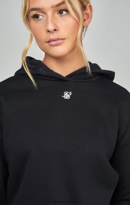 beklædning SikSilk sort essential overhead hættetrøje Kvinder 862RF499