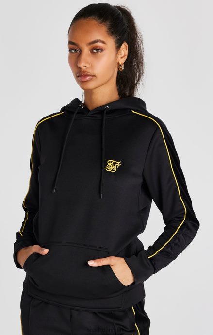 beklædning SikSilk sort track top Kvinder 862RF4106