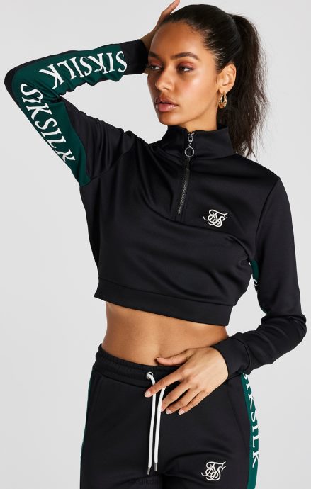 beklædning SikSilk sort track top Kvinder 862RF474