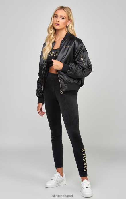 beklædning SikSilk højglans oversized bomberjakke Kvinder 862RF4136