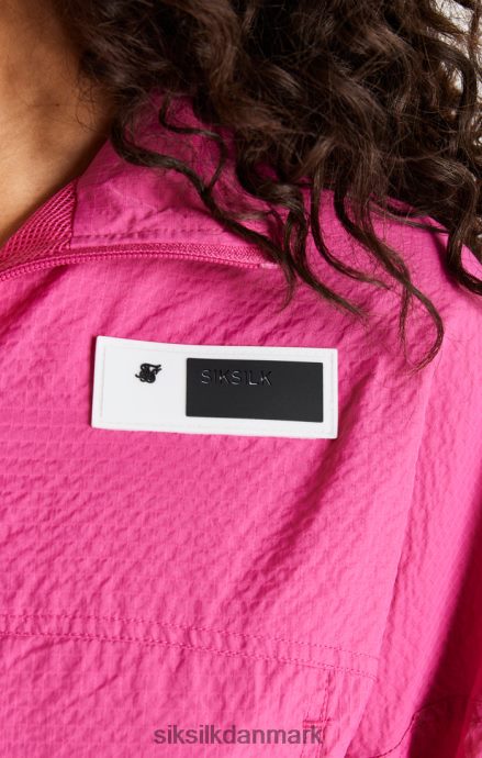 beklædning SikSilk pink cropped ruched jakke Kvinder 862RF4134