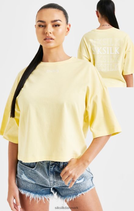 beklædning SikSilk citron repeat logo t-shirt Kvinder 862RF470