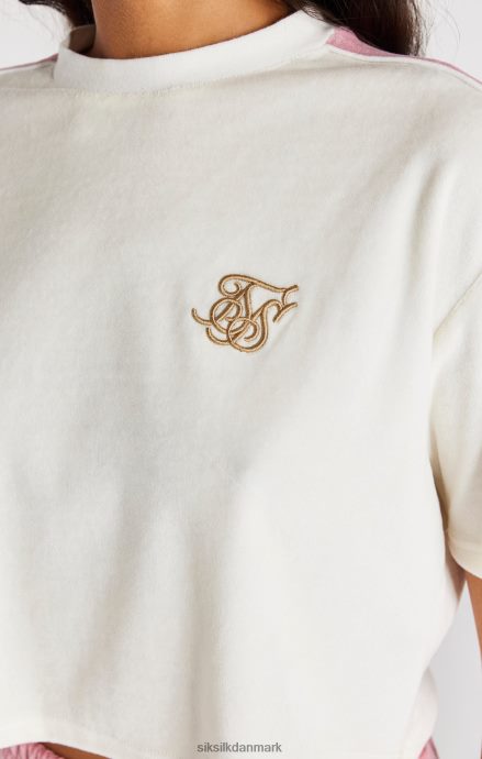 beklædning SikSilk ecru velour t-shirt Kvinder 862RF438