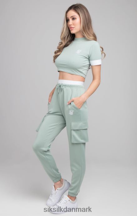 beklædning SikSilk grøn t-shirt Kvinder 862RF446