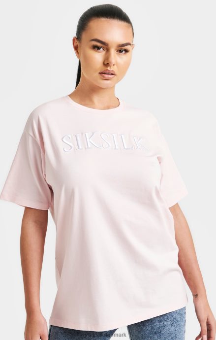 beklædning SikSilk pink broderet kæreste t-shirt Kvinder 862RF463