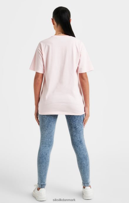 beklædning SikSilk pink broderet kæreste t-shirt Kvinder 862RF463