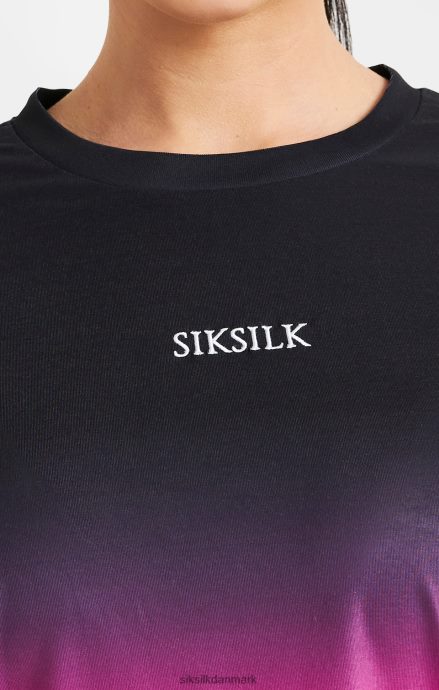 beklædning SikSilk pink fade t-shirt Kvinder 862RF456