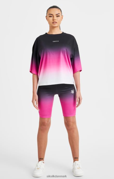 beklædning SikSilk pink fade t-shirt Kvinder 862RF456