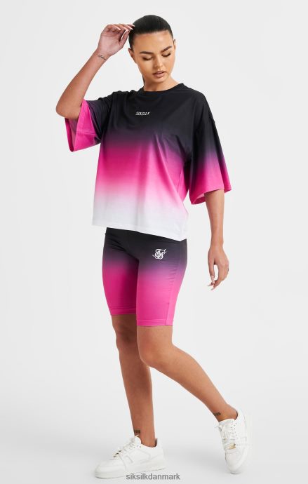beklædning SikSilk pink fade t-shirt Kvinder 862RF456