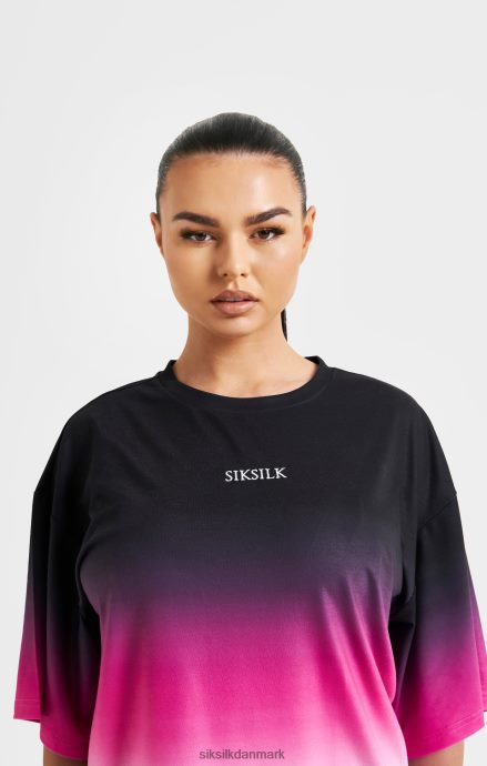 beklædning SikSilk pink fade t-shirt Kvinder 862RF456