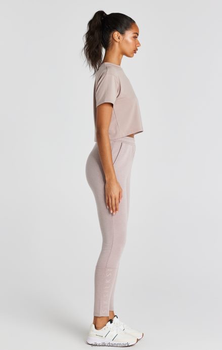 beklædning SikSilk vasket pink t-shirt Kvinder 862RF434