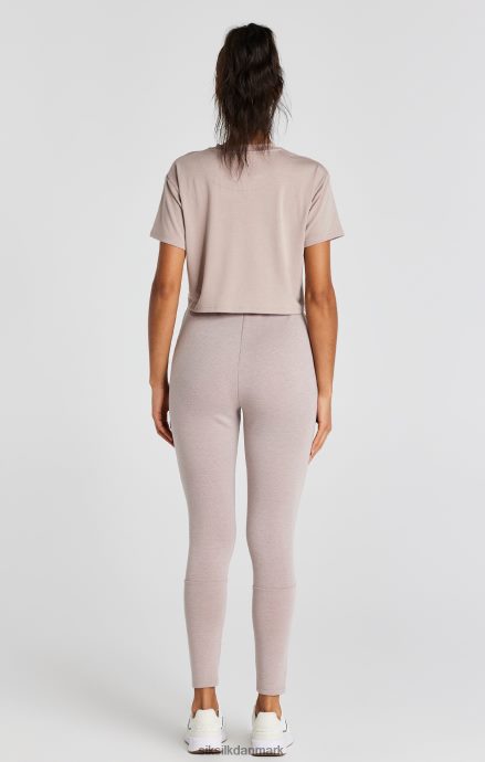 beklædning SikSilk vasket pink t-shirt Kvinder 862RF434