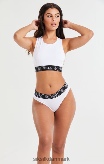 beklædning SikSilk hvid racerback bralette Kvinder 862RF4223