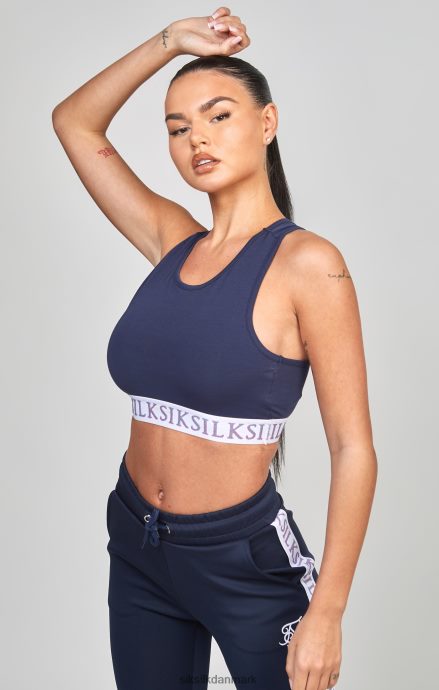 beklædning SikSilk navy tape bralette Kvinder 862RF454