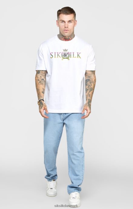 beklædning SikSilk blå rose lige skåret denim Mænd 862RF4543